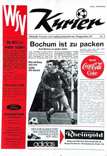 Fussball programmheft - fussball-programmheft, 68/69