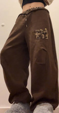 taobao Damen Jogginghose braun