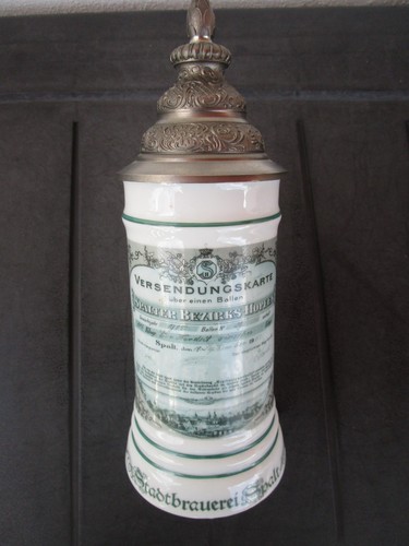 Liter bierkrug porzellan - bierkrug,