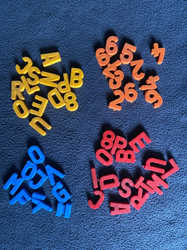 Magnetbuchstaben und zahlen - magnetbuchstaben, -zahlen