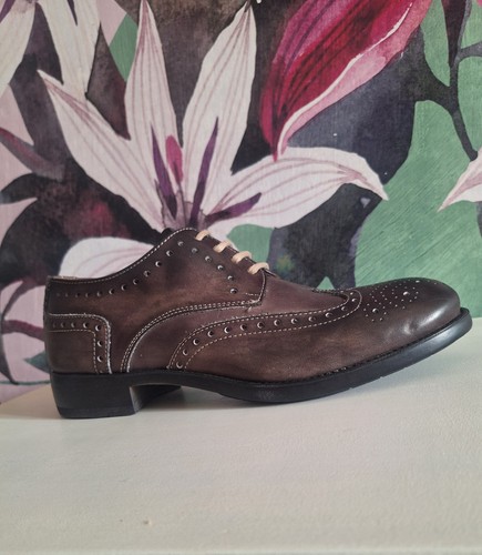 Elegante schuhe leder braun - elegante,