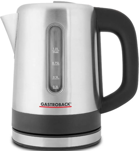 Wasserkocher edelstahl - edelstahl, 1l