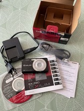 Casio Exilim EX-Z80 Digitalkamera Schwarz optischer Zoom defekt in OVP mit Akku