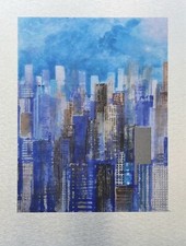 Gottfried Salzmann E.A. Aufl. UV-Druck Aluminium New York handsigniert 2016 Bild