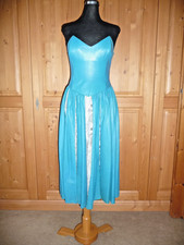 Korsett-Kleid,  Leder-Keid, Gr.38 - 40, Abendkleid, mit Schnürung