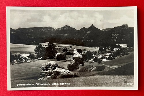 Foto dittersbach böhmische - ak,