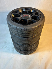 Felgensatz schwarz gebraucht für Fiat 500 – Sport Alufelgen