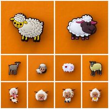 Schuhstecker/Shoe Charms/Anstecker/Pins für Clogs TIERE/SCHAF/SHEEP/SCHAFE/ZIEGE
