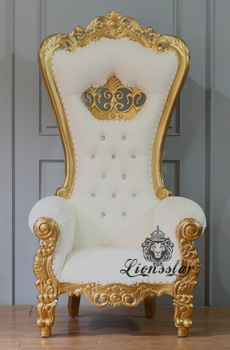 King chair krone weiss - krone, gold