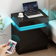 Nachttisch RGB LED Hochglanz