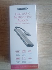 SITECOM CN-411 Dual USB-C Multiport Adapter für Apple MacBook Pro Air