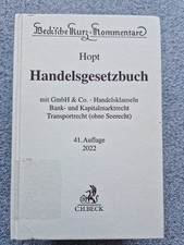 Hopt, Handelsgesetzbuch: HGB