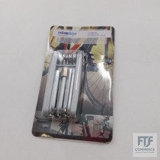 Relaxdays Fahrrad Multitool HBT ca. 2,5 x 9 x 4,5 cm Multifunktionswerkzeug zur 