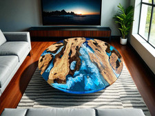 Blauer Ozean Epoxid Harz