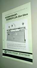 Alter Prospekt Maschinenbau um