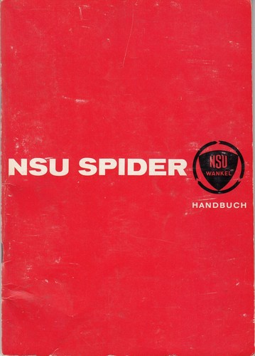 Betriebsanleitung nsu spider - nsu,