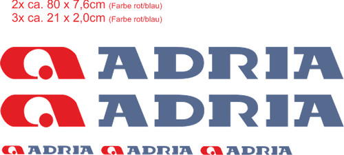 Aufkleber adria wohnwagen - aufkleber,