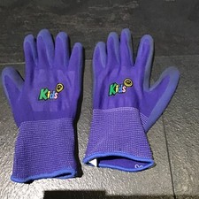 Arbeitshandschuhe Kinder 5-8 Jahre Blau Nitrilbeschichtung