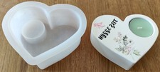 SILIKONFORM HERZ FÜR TEELICHT HÖHE CA. 9 CM