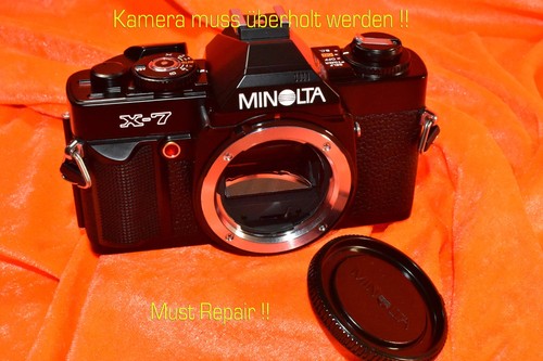 Minolta black body defect - x-7,