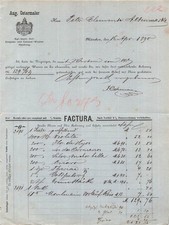 Alte Rechnung,"Aug. Ostermaier, München" 16.04.1890