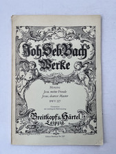 Noten. J.S. Bach. Motette