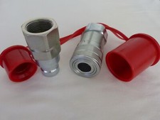 Hydraulik Steckkupplung flachdichtend 250bar 1" Innengewinde BG4 Muffe Stecker