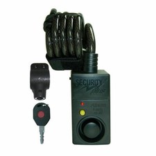 SECURITY Plus Fahrradschloß Alarm-Schloß und Bewegungsmelder Kabelschloß AL07