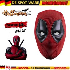 Halloween Deadpool Kostüm Maske  Karneval Cosplay Superheld Fancy Dress up Party