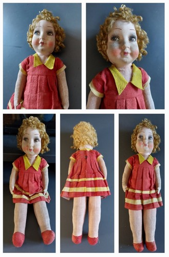 Große filzpuppe 1920 - große,