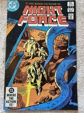 NIGHT FORCE #10 DC Comics 1983