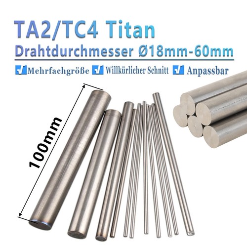 Länge 100mm ta2 tc4 titan - ta2/tc4,