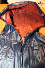 Regenmantel PVC Mantel schwarz