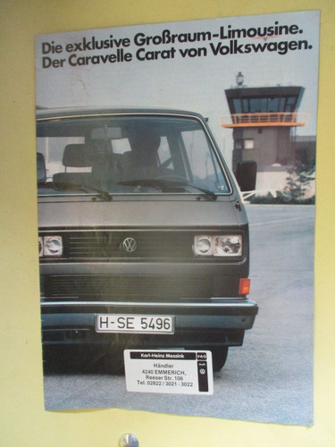 Caravelle carat prospekt - caravelle, vw