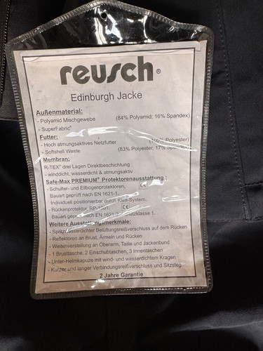 Mega wie neu reusch motorrad - wie,