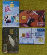 4 Telefonkarten Ungarn  leer