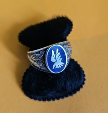 Flying Eagle, Herrenring, Navajo, USA, Indianerschmuck, Westernschmuck 