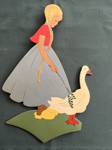 Gänsemagd handbemalte - gänsemagd,