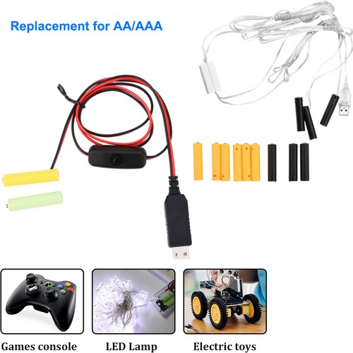 Aaa battery eliminator - 4.5v, 3v