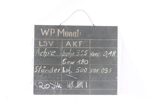 Alte tafel holz - alte, metall