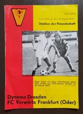 DDR Fussball Oberliga Programm