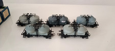 Güterwagen 5 teilig Zement-Silowagen - Modelleisenbahn H0