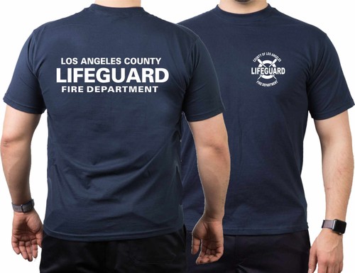 Shirt navy los angeles - t-shirt,