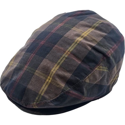 Schottenkaro wachs flatcap - schottenkaro,