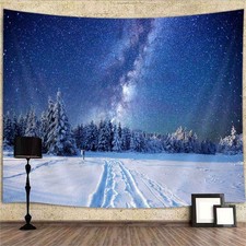 Sterne, Nacht, Schnee