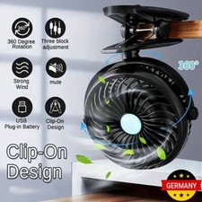 360° Drehung 3-Stufen Grow Ventilator Flexibler Schwenkbar für Zelt Grow Box Fan