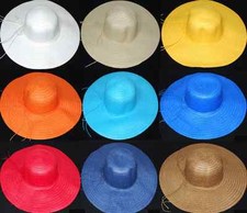 NEU  Strohhut Sommerhut Damenhut Schlapphut Hut Cap Mütze Papier Papierstrohhut