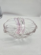 Glas Schale - schöne schwere