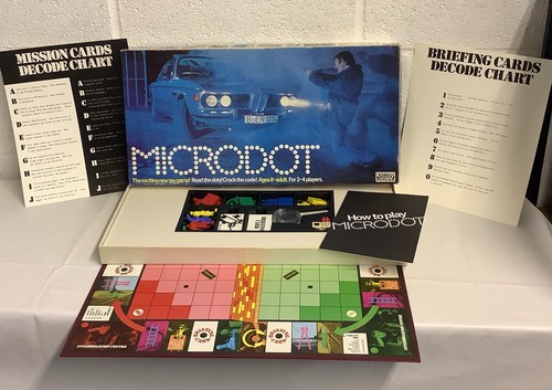 Microdot spionagespiel - microdot, *
