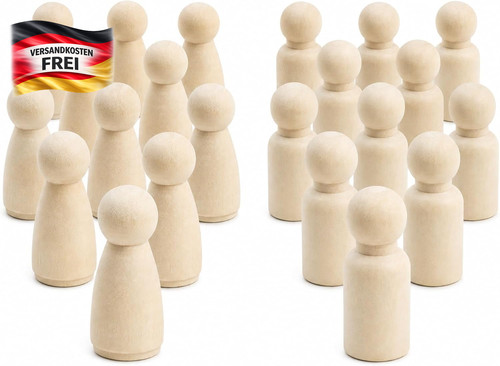 Unbehandelte holzfiguren zum - unbehandelte,